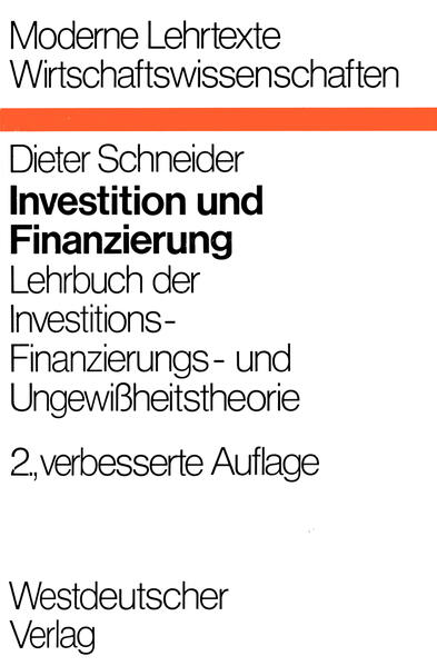 Investition und Finanzierung