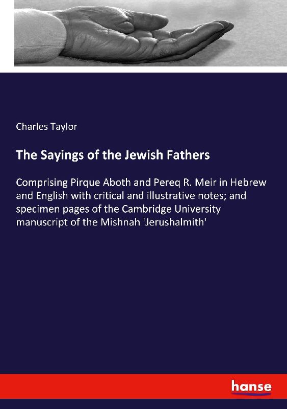 The Sayings of the Jewish Fathers
