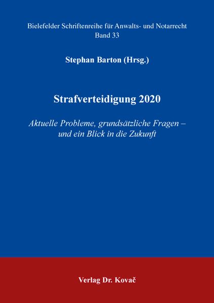 Strafverteidigung 2020