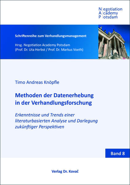 Methoden der Datenerhebung in der Verhandlungsforschung