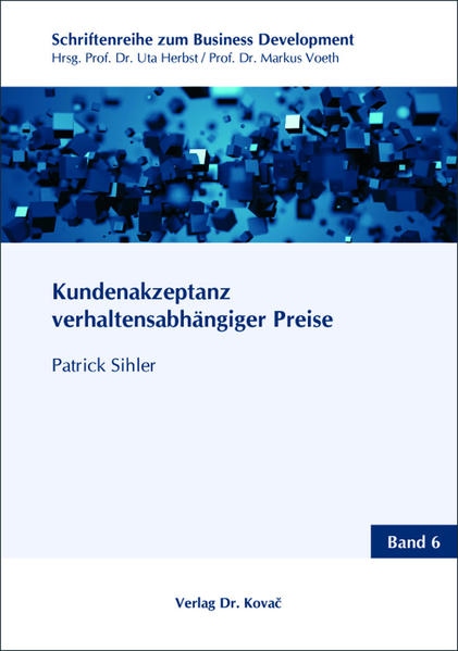 Kundenakzeptanz verhaltensabhängiger Preise