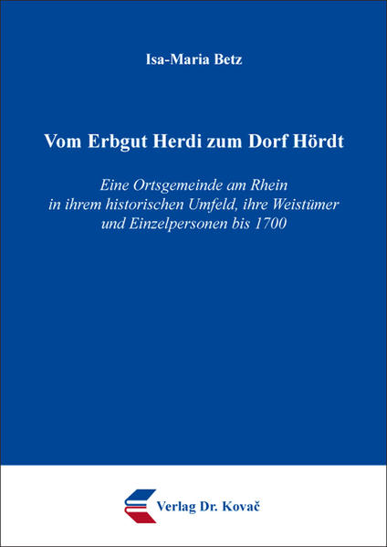 Vom Erbgut Herdi zum Dorf Hördt