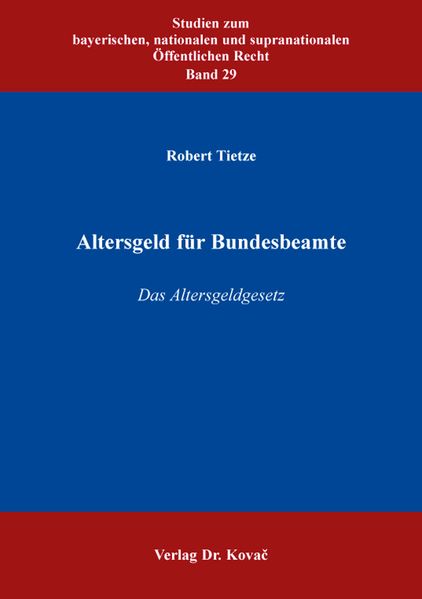 Altersgeld für Bundesbeamte