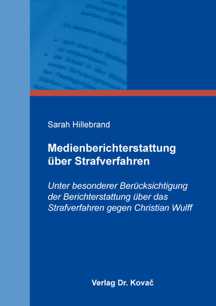 Medienberichterstattung über Strafverfahren