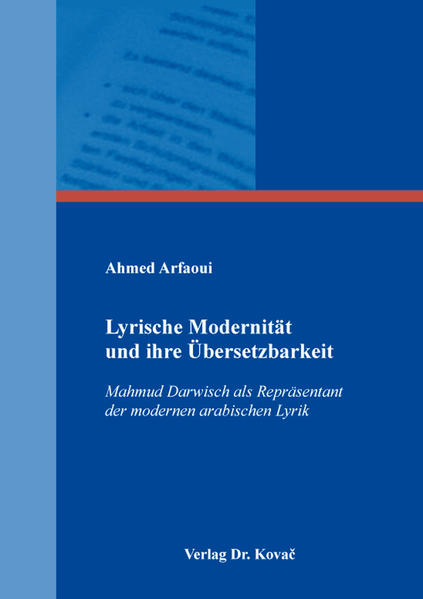 Lyrische Modernität und ihre Übersetzbarkeit