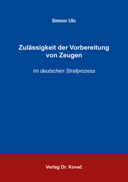 Zulässigkeit der Vorbereitung von Zeugen