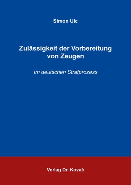 Zulässigkeit der Vorbereitung von Zeugen