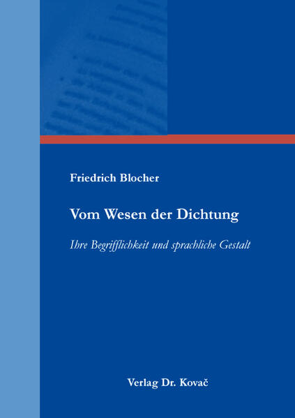 Vom Wesen der Dichtung