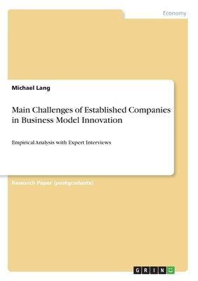 Main Challenges of Established Companies in Business Model Innovation