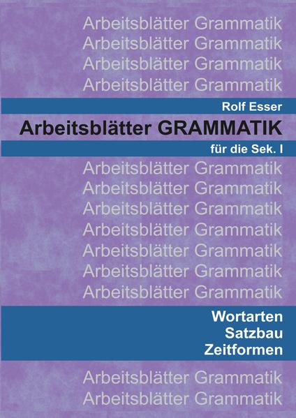 Arbeitsblätter GRAMMATIK