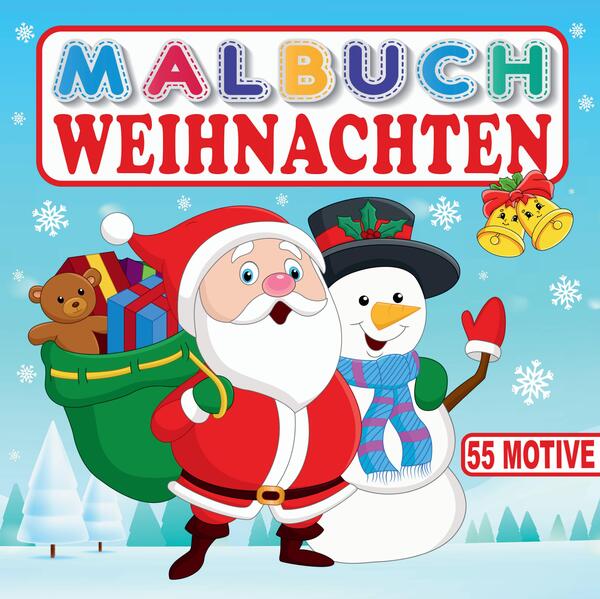 MALBUCH WEIHNACHTEN 55 MOTIVE