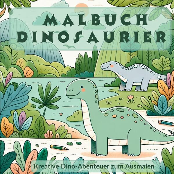 Dinosaurier Malbuch - Mein urzeitliches Malbuch