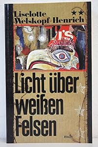 Licht über weissem Felsen