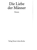 Die Liebe der Männer