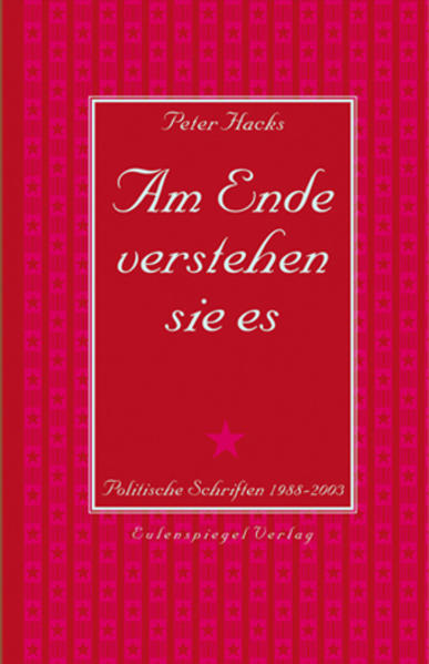 Am Ende verstehen sie es