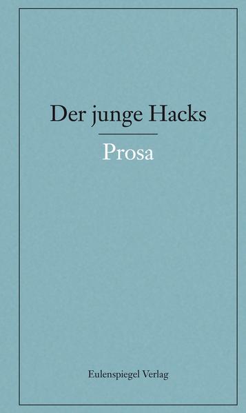 Der junge Hacks 4
