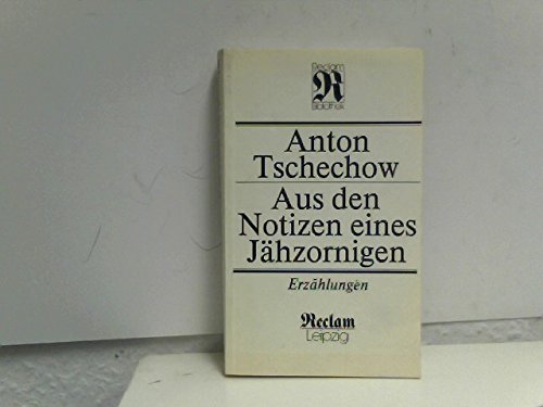 Aus den Notizen eines Jähzornigen
