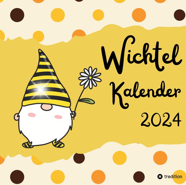 Monatskalender 2024 Wichtel Kalender 2024 mit inspirierenden Zitaten Jahresübersicht, Geschenk zum Wichteln Weihnachten Adventszeit Nikolaustag Wichtelzeit