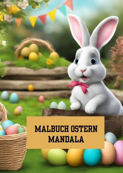Bilderbuch / Malbuch Ostern Mandala