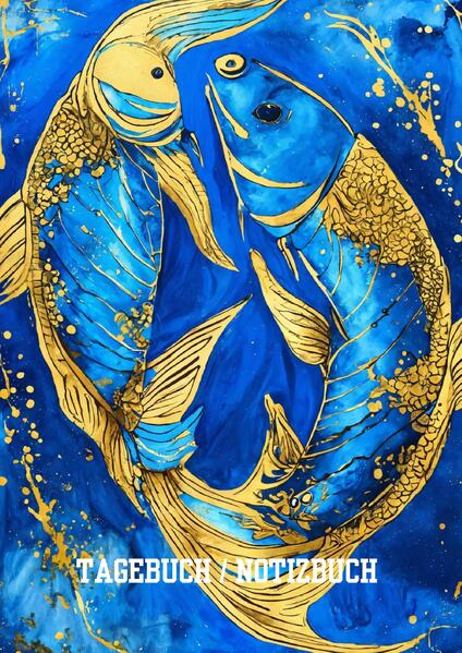 Tagebuch / Notizbuch Sternzeichen Fisch