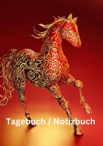 Tagebuch / Notizbuch Chinesische Tierkreis Pferd