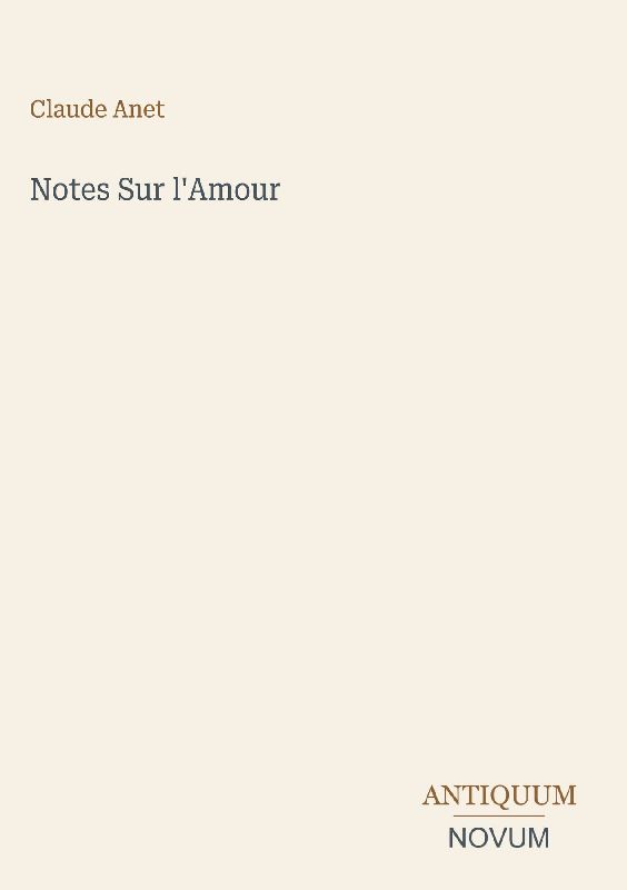 Notes Sur l'Amour