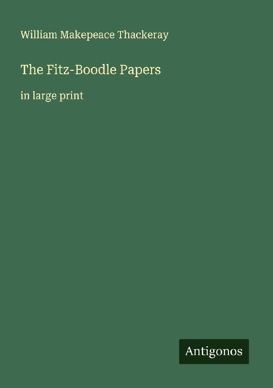The Fitz-Boodle Papers