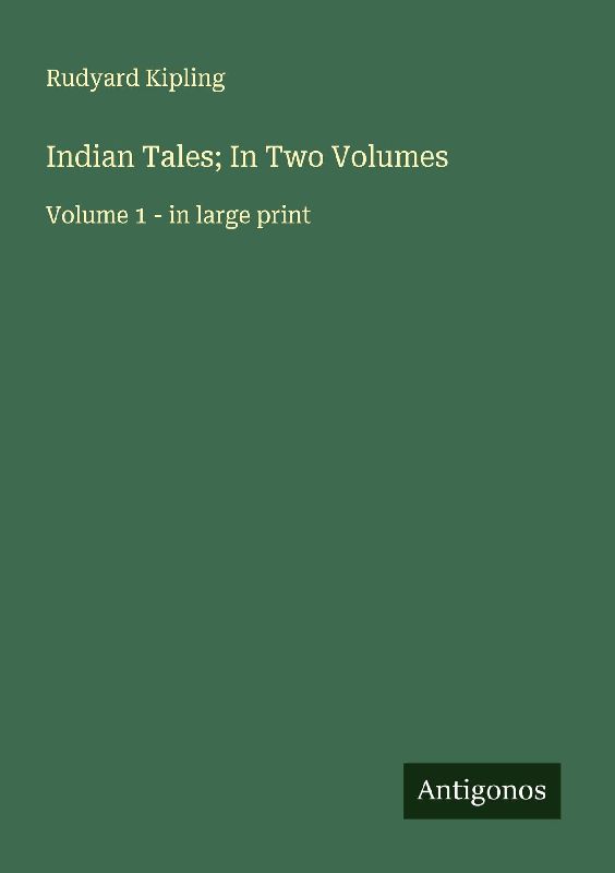 Indian Tales; In Two Volumes