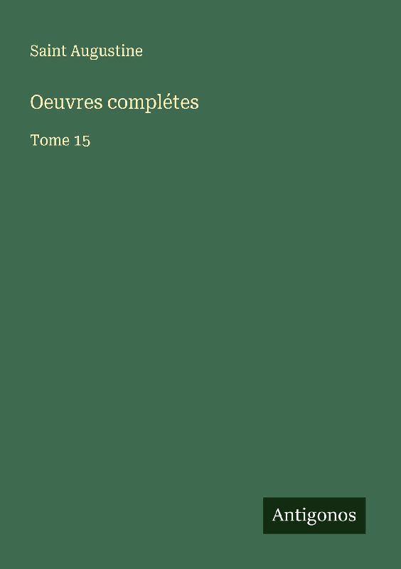 Oeuvres complétes