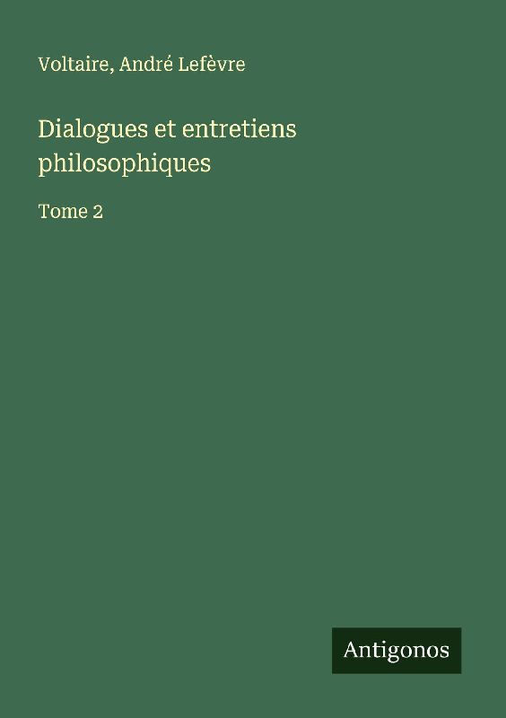 Dialogues et entretiens philosophiques