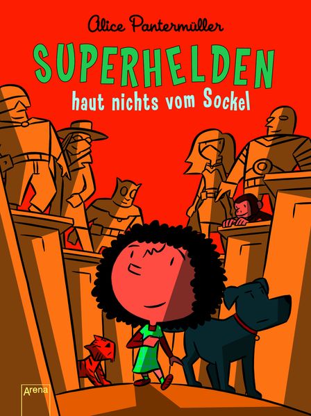 Superhelden haut nichts vom Sockel