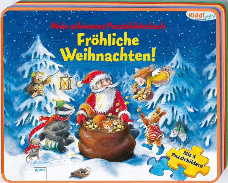 Mein schönstes Puzzlebilderbuch - Fröhliche Weihnachten !