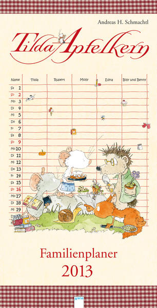 Tilda Apfelkern - Familienplaner 2013