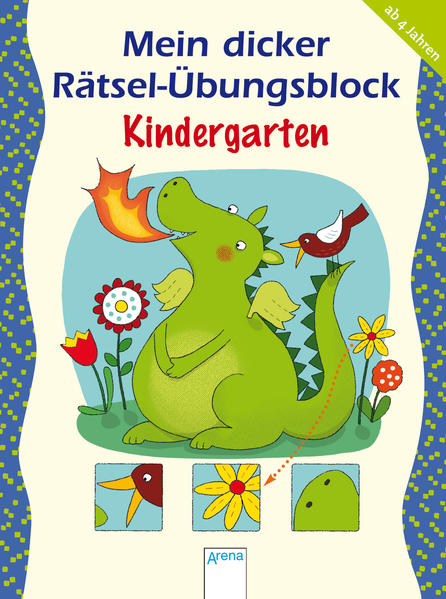 Mein dicker Rätsel-Übungsblock Kindergarten
