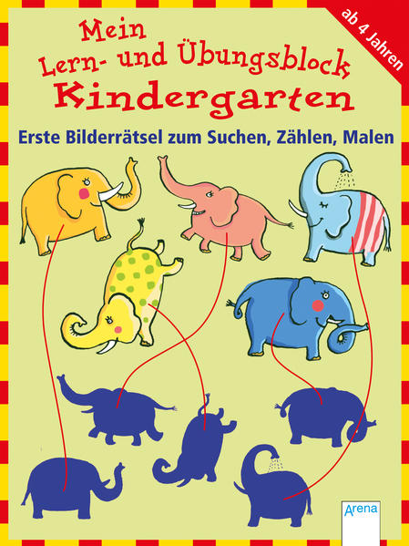 Erste Bilderrätsel zum Suchen, Zählen, Malen