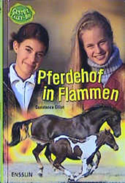 Pferdehof in Flammen