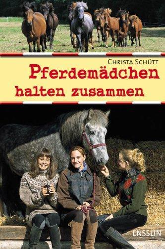 Pferdemädchen halten zusammen