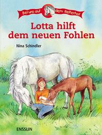 Lotta hilft dem neuen Fohlen