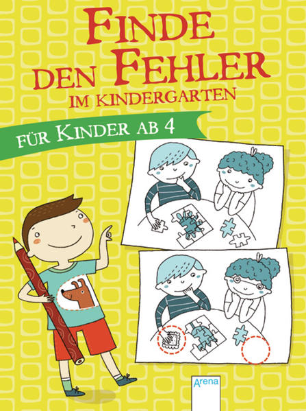 Finde den Fehler. Im Kindergarten