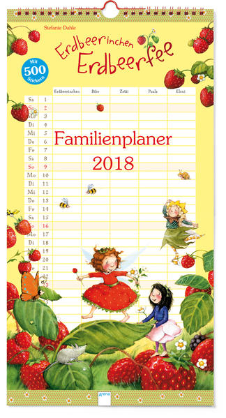 Erdbeerinchen Erdbeerfee. Familienplaner 2018