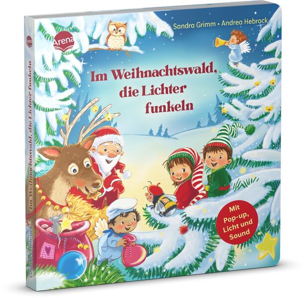 Im Weihnachtswald, die Lichter funkeln