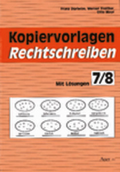 Kopiervorlagen Rechtschreiben, Klasse 7/8