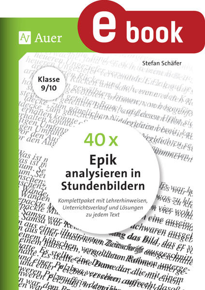 40 x Epik analysieren in Stundenbildern 9-10