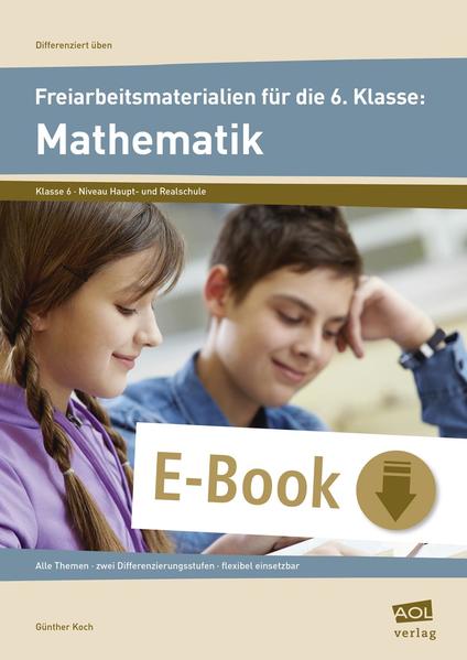 Freiarbeitsmaterialien f. d. 6. Klasse: Mathematik