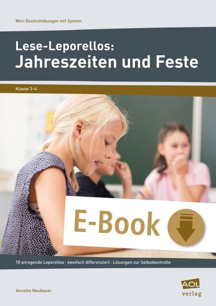 Lese-Leporellos: Jahreszeiten und Feste Kl. 3/4
