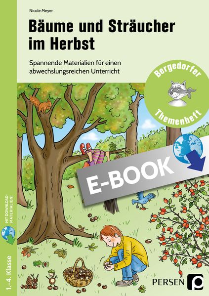 Bäume und Sträucher im Herbst