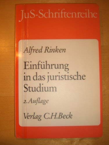 Einführung in das juristische Studium