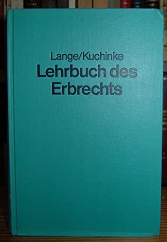 Lehrbuch des Erbrechts.