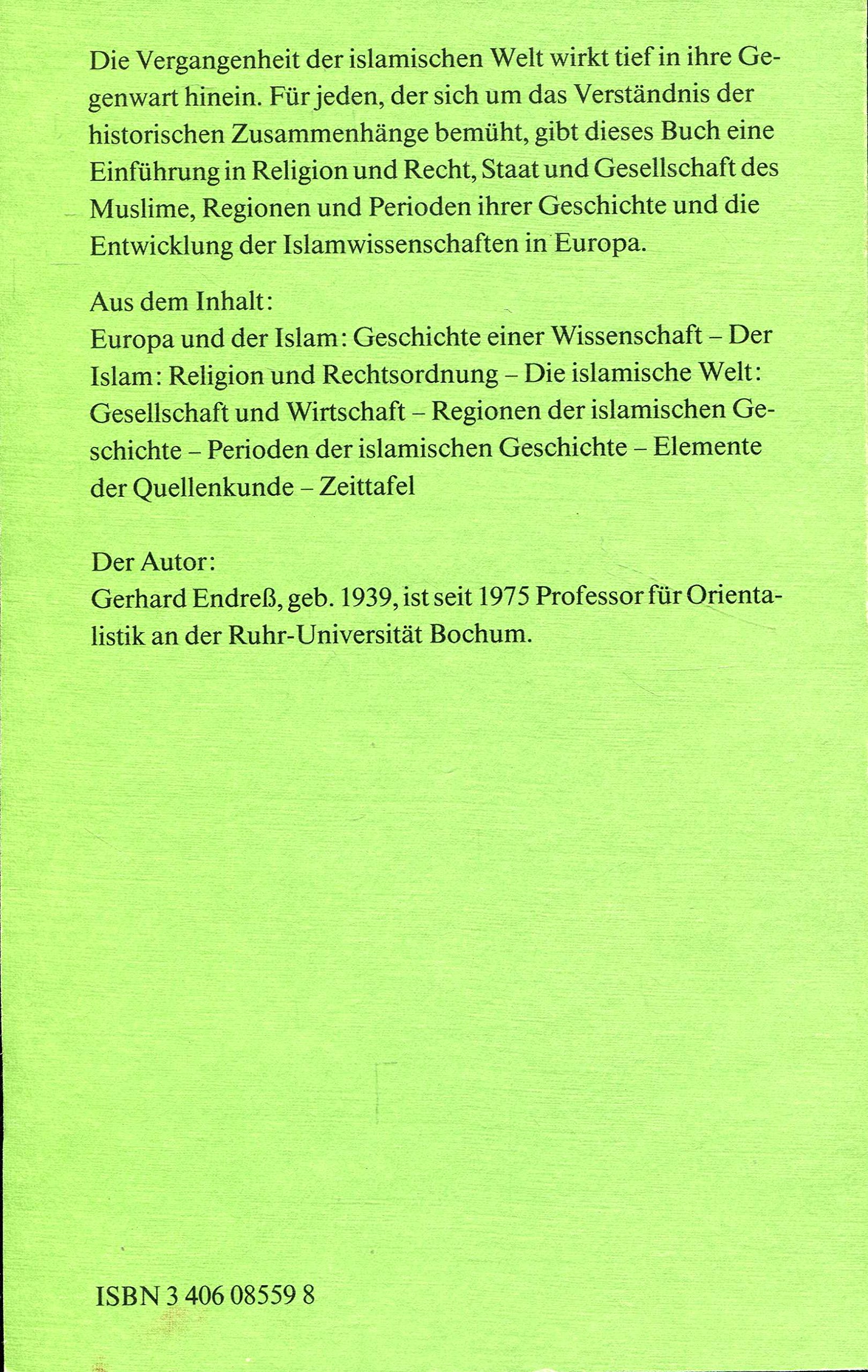 Einführung in die islamische Geschichte