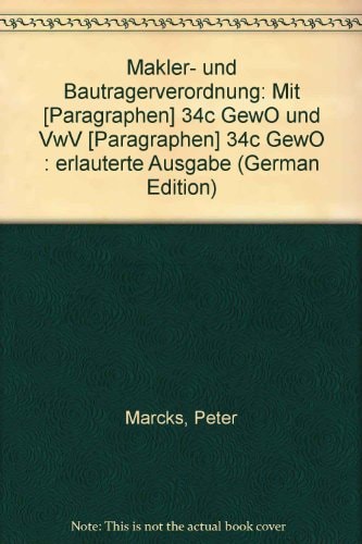 Makler- und Bauträgerverordnung